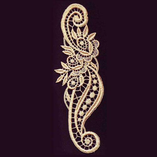 AIML18 vintage lace embroidery design