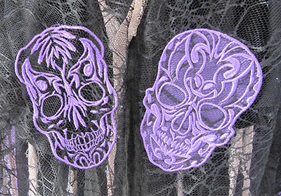 tattoo skuls halloween decor