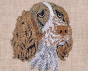 springer spaniel embroidery design