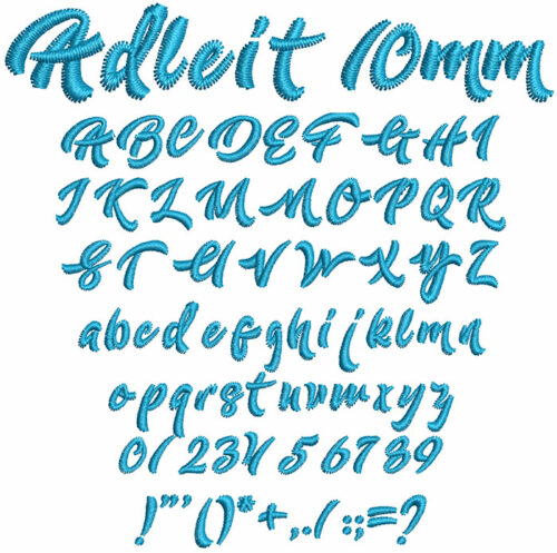 Adleit 10mm Font 1