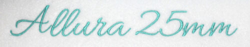 Allura 25mm Font 2