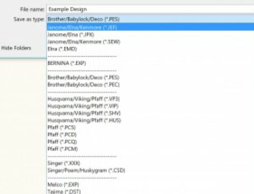 Machine Embroidery File Formats Explained