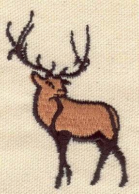 Embroidery Design: Reindeer 1.77w X 2.47h