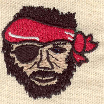 Embroidery Design: Pirate C 2.70w X 2.65h