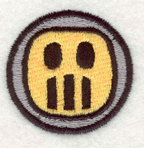 Embroidery Design: Smiley Face 81.53"x1.56"