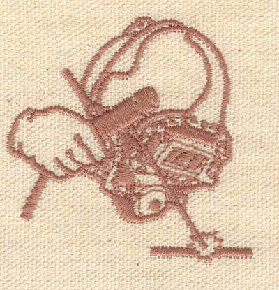 Embroidery Design: Welder 2.26w X 2.26h