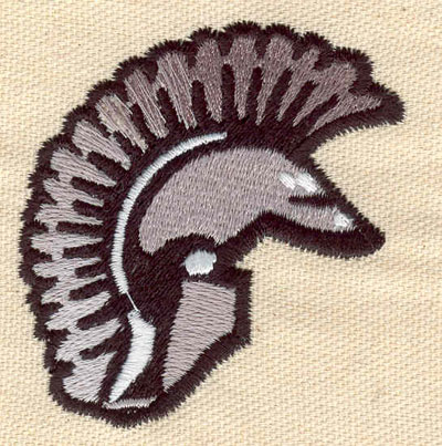 Embroidery Design: Helmet warrior 2.28w X 2.61h