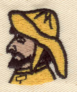 Embroidery Design: Fisherman 1.08w X 1.32h