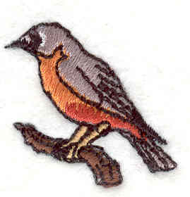 Embroidery Design: Robin 1.16w X 1.21h