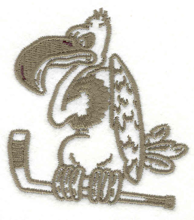 Embroidery Design: Buzzard3.32" x 3.02"