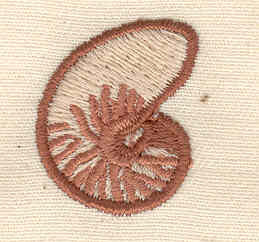 Embroidery Design: Shell 0.80w X 0.94h