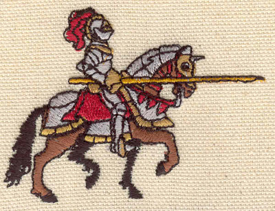 Embroidery Design: Knight B 2.89w X 2.14h