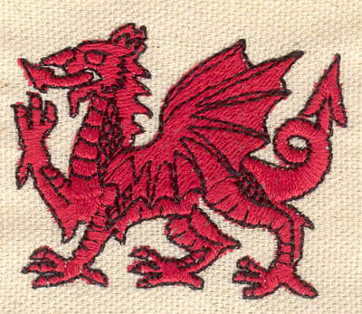 Embroidery Design: Dragon 2.17w X 1.75h