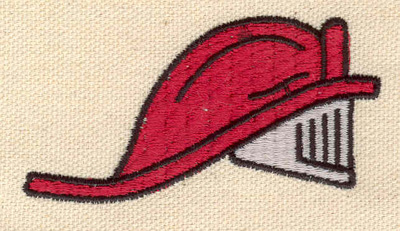 Embroidery Design: Firefighter helmet 2.92w X 1.52h