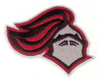 Embroidery Design: Knights Helmet  2.60" x 3.22"