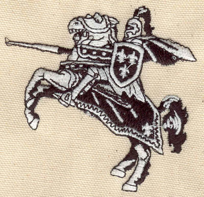 Embroidery Design: Knight B 3.15w X 3.24h