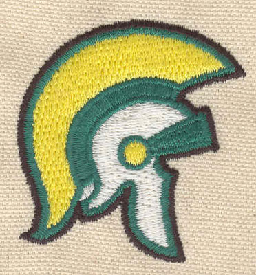 Embroidery Design: Knight helmet 2.08w X 1.93h