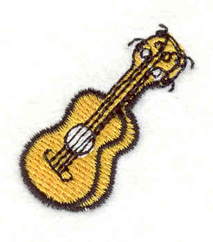 Embroidery Design: Guitar 3 1.21" X 1.35"