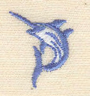 Embroidery Design: Mini marlin 0.72w X 0.63h