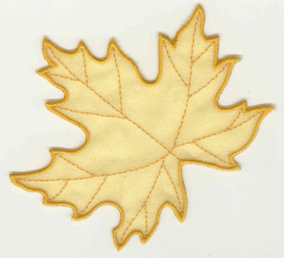 Embroidery Design: Maple leaf large4.66w x 4.35h