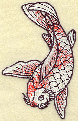 Embroidery Design: Koi 4.30w X 6.82h