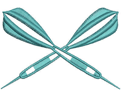 Embroidery Design: Darts 3.10w X 2.14h