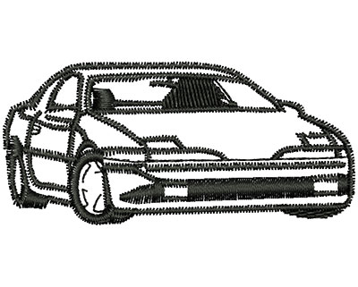 Embroidery Design: Car 2.69w X 1.25h