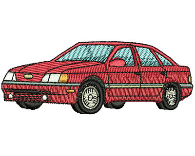 Embroidery Design: Car 3.14w X 1.20h