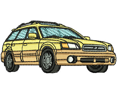 Embroidery Design: Car 2.87w X 1.31h