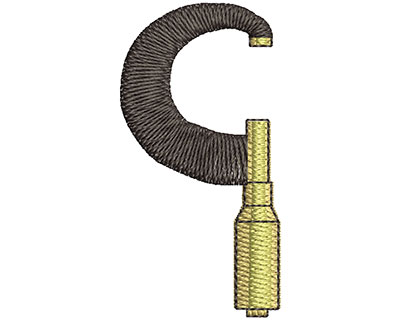 Embroidery Design: Micrometer 1.16w X 2.28h