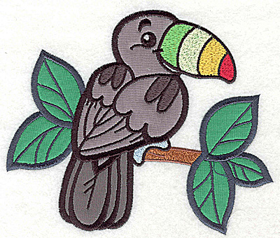 Embroidery Design: Tucan three appliques 5.80w X 4.95h