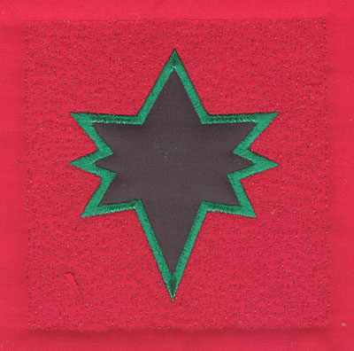 Embroidery Design: 4 inch Star3.89w X 4.02h