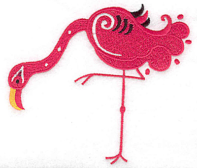 Embroidery Design: Flamingo I large 4.73w X 4.29h