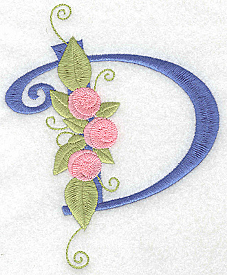 Embroidery Design: D large 4.31w X 5.35h