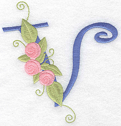 Embroidery Design: V large 4.90w X 5.13h