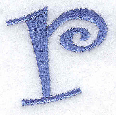 Embroidery Design: r lower case 1.42w X 1.41h