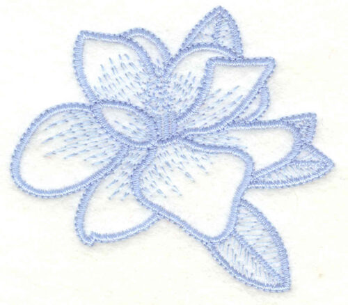 Embroidery Design: Magnolia small3.00w X 2.63h