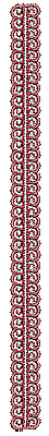 Embroidery Design: Henna border 3 0.48w X 6.87h