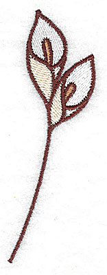 Embroidery Design: Calla Lily 1.29w X 3.78h