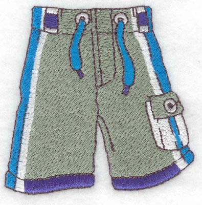 Embroidery Design: Swim trunks2.91w X 2.85h