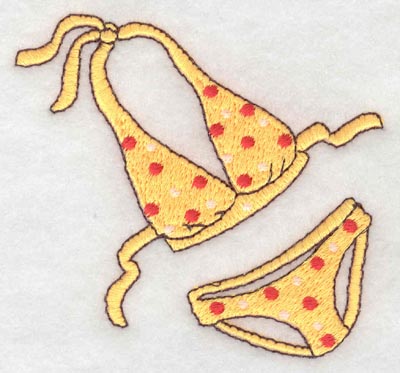 Embroidery Design: Bikini3.23w X 3.15h