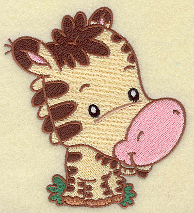 Embroidery Design: Zebra medium 4.53w X 4.99h