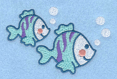 Embroidery Design: Fish3.50w X 2.21h