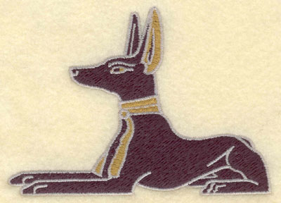 Embroidery Design: Anubis4.56w X 3.28h