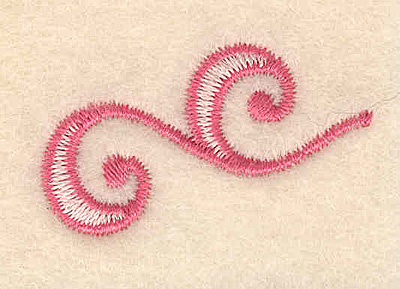 Embroidery Design: Floral accent B 1.48"w X 0.86"h