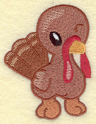 Embroidery Design: Turkey  2.30w X 3.01h