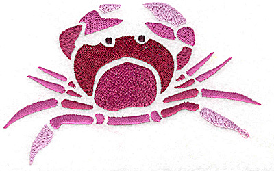 Embroidery Design: Crab large 5.88w X 3.65h