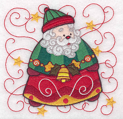 Embroidery Design: Santa B large 4.92w X 4.96h