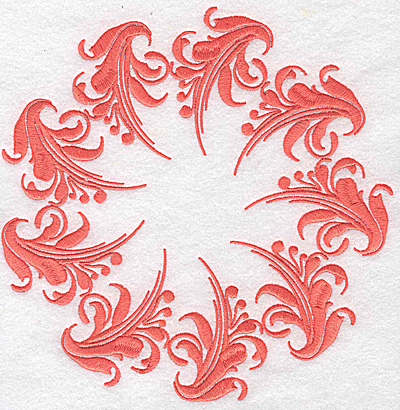 Embroidery Design: Swirl element 2C 7.76w X 7.72h