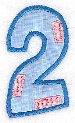 Embroidery Design: 2 applique large 2.10w X 3.69h